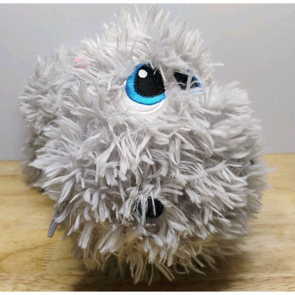 Stuffies Plush Gray Baby Gracie Hippo Zipper Mouth Pocket 10" 2014